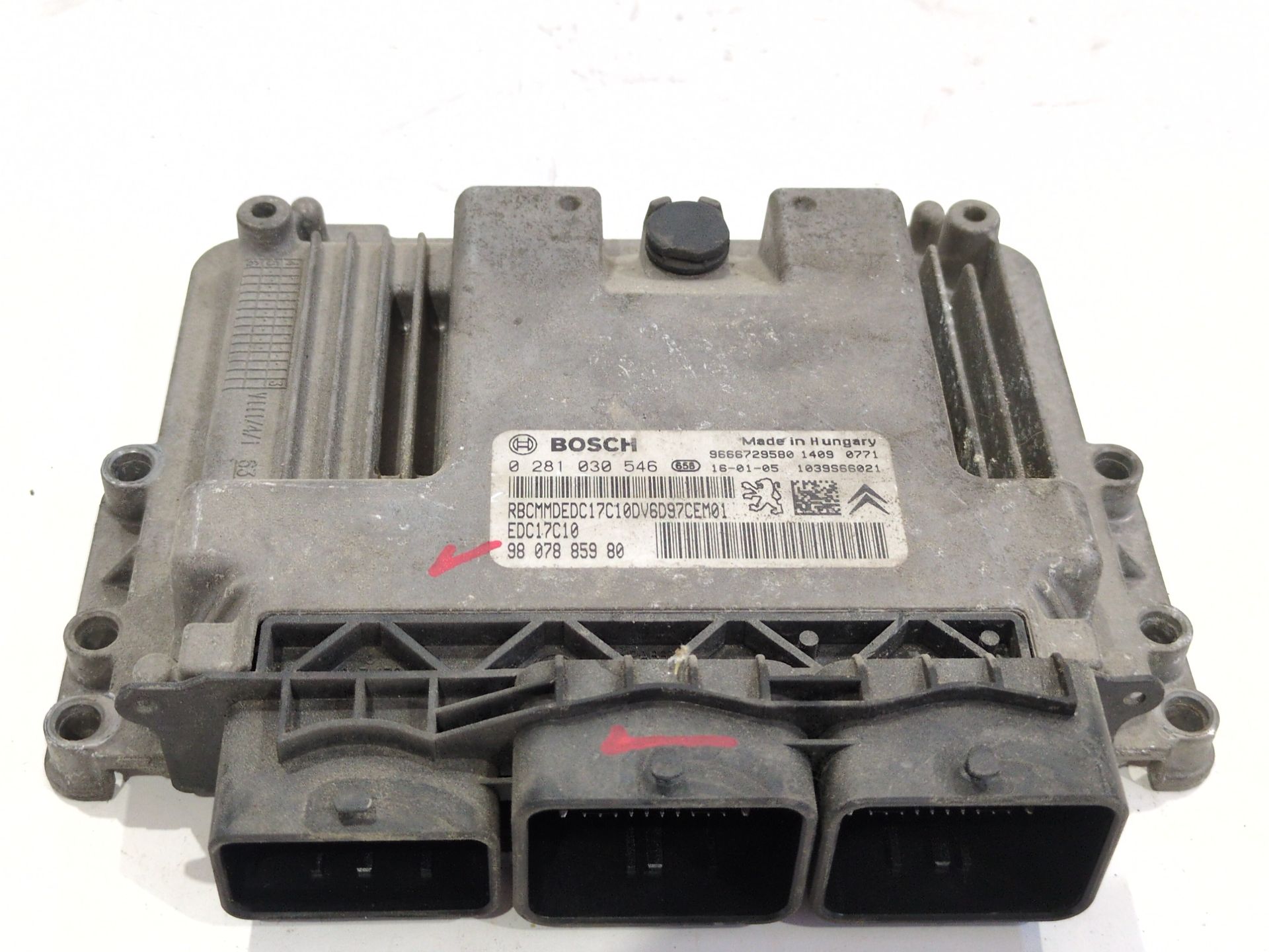 CENTRALITA MOTOR UCE CITROËN JUMPY II FURGONETA 1.6 HDI 90 16V - 9807885980