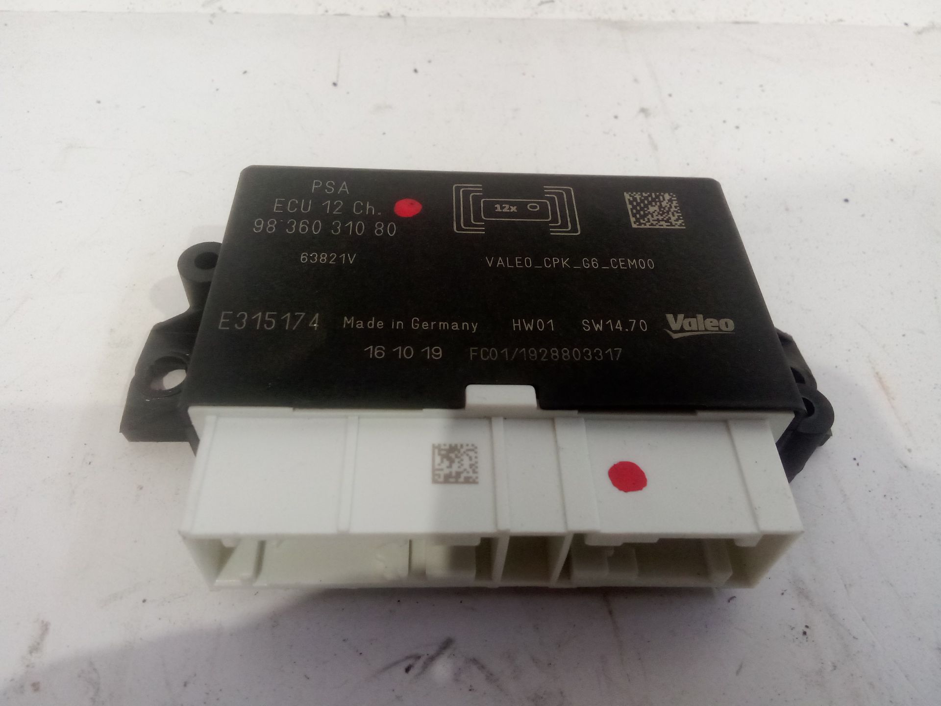MODULO ELECTRONICO CITROËN BERLINGO (ER_ EC_) 1.5 BLUEHDI 130 (ECYHZJ ECYHZR) - 9836031080