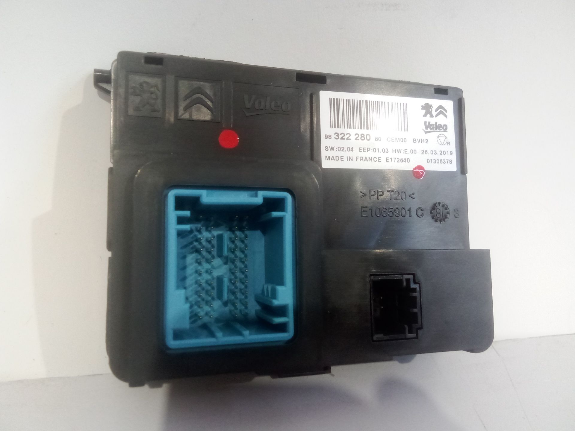 MODULO ELECTRONICO PEUGEOT PARTNER FURGONETA/MONOVOLUMEN (K9) 1.2 PURETECH 110