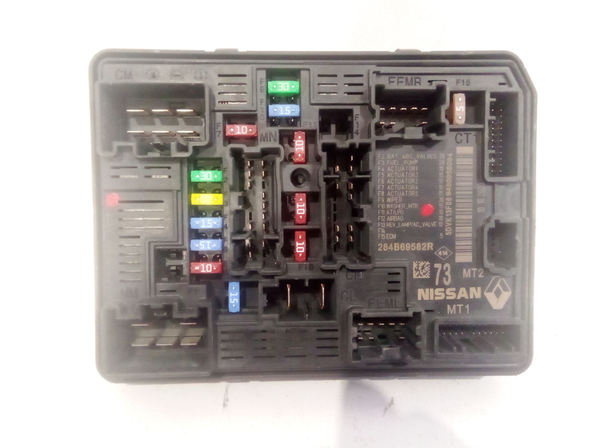 CAJA RELES / FUSIBLES RENAULT CLIO V (B7_) 1.5 BLUE DCI 115 (B7AD) - 284b69582r