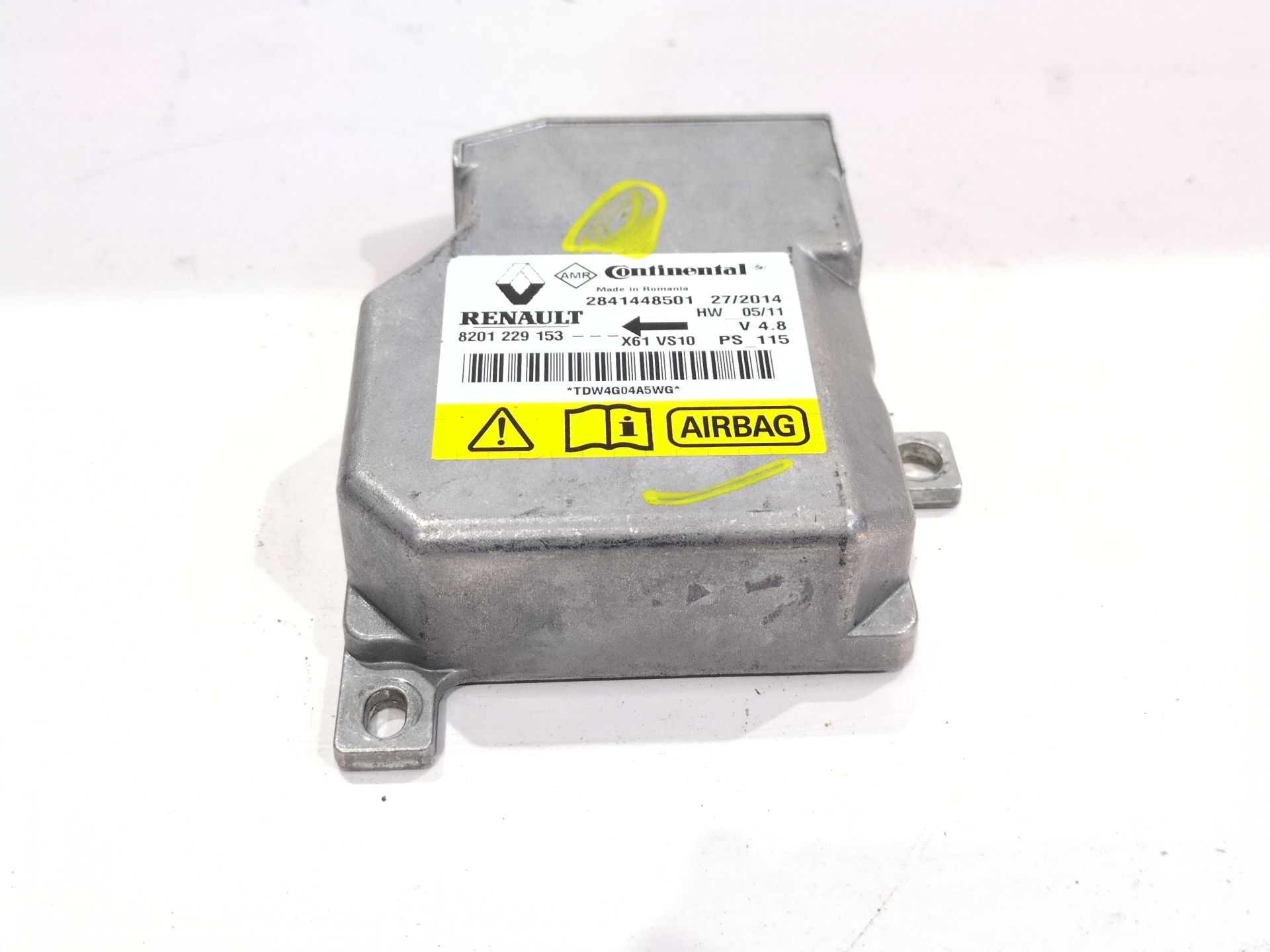 CENTRALITA AIRBAG RENAULT KANGOO / GRAND KANGOO II (KW0/1_) 1.5 DCI 90 (KW05 KW08 KW0G KW11)