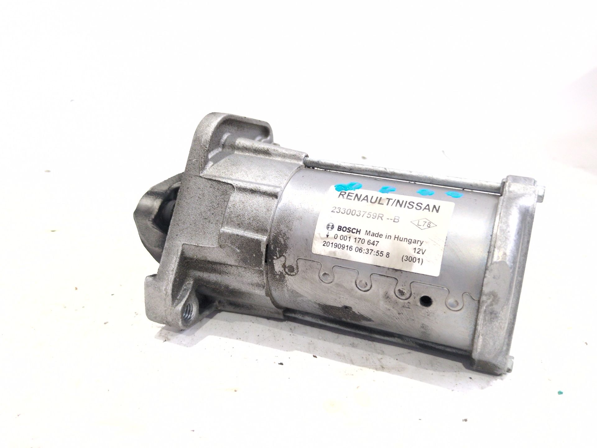 MOTOR ARRANQUE RENAULT MEGANE IV HATCHBACK (B9A/M/N_) 1.5 BLUE DCI 115 (B9A6)