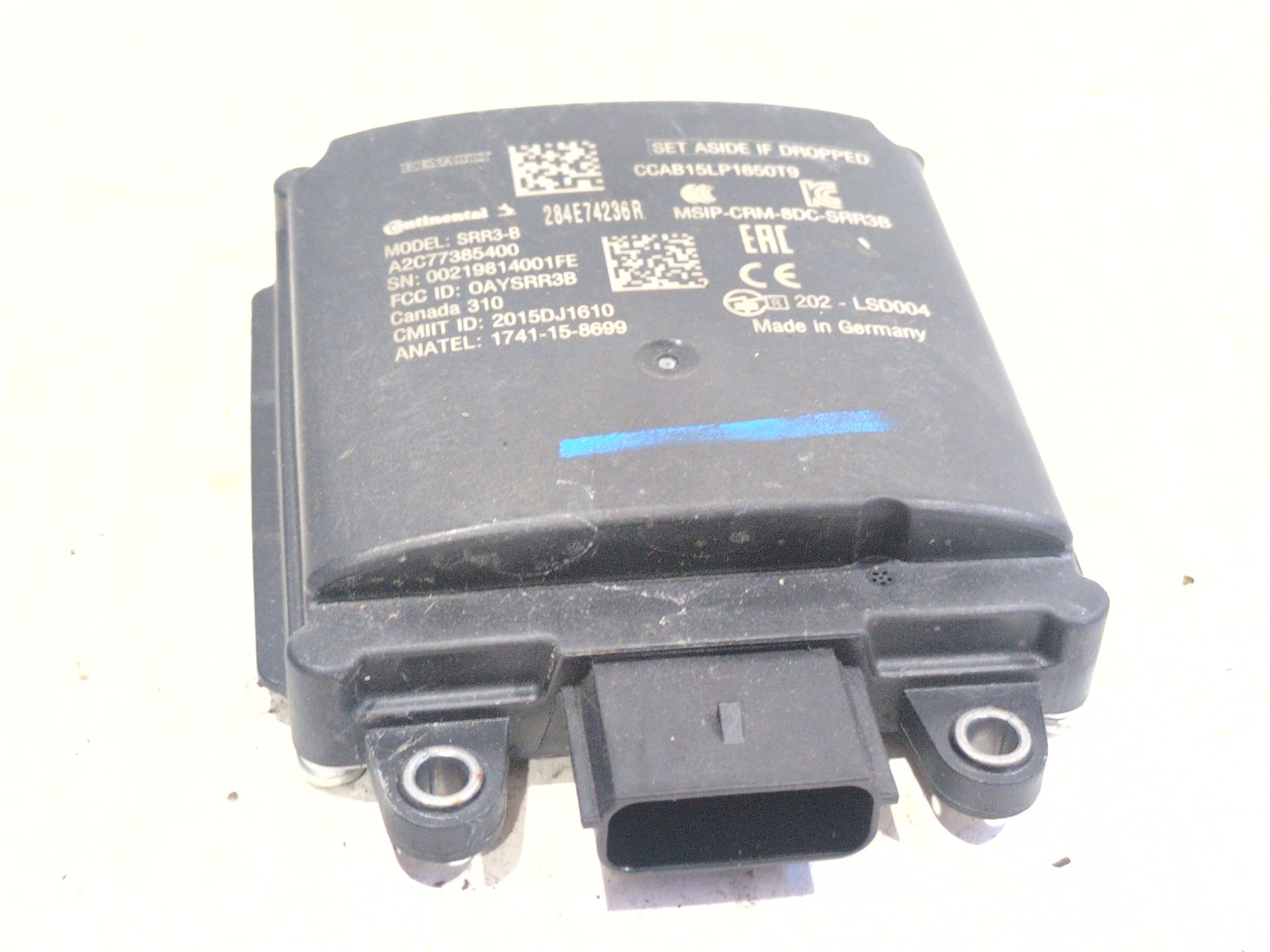 SENSOR CONTROL RADAR RENAULT MEGANE IV HATCHBACK (B9A/M/N_) 1.5 BLUE DCI 115 (B9A6) - 284e74236r