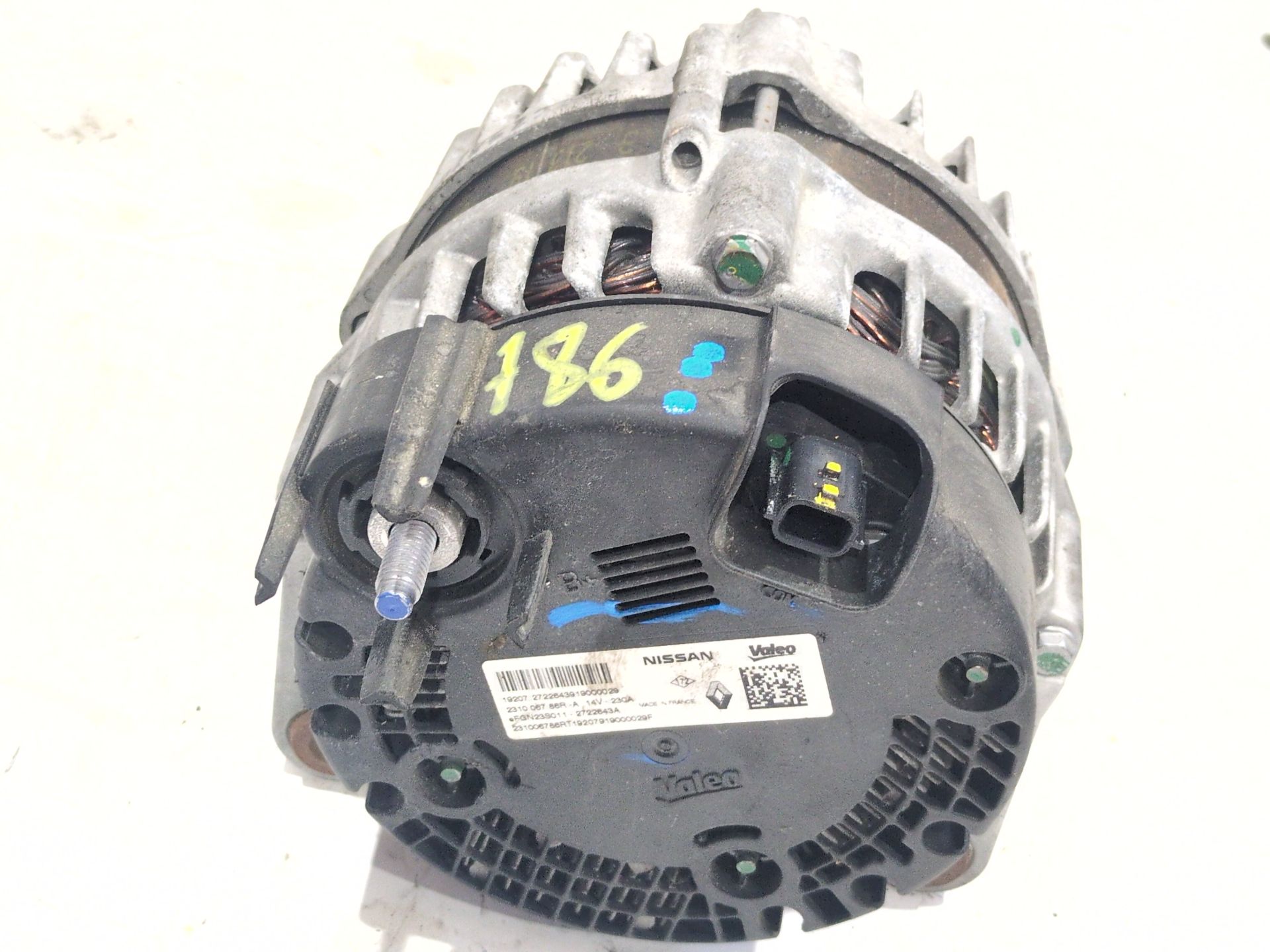 ALTERNADOR RENAULT MEGANE IV HATCHBACK (B9A/M/N_) 1.5 BLUE DCI 115 (B9A6) - 231006786r
