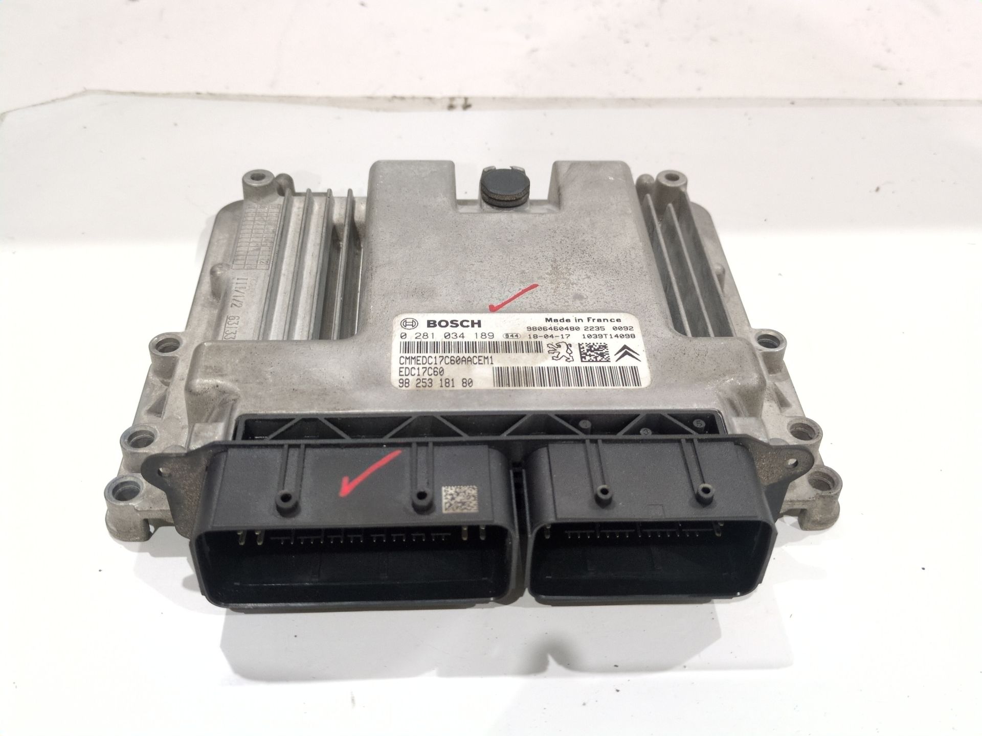 CENTRALITA MOTOR UCE PEUGEOT PARTNER FURGÓN/MONOSPACE (K9) 1.6 BLUEHDI 75 - 9825318180
